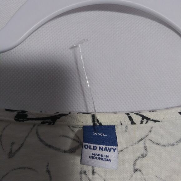 Old Navy Sleeveless Button-Front Linen-Blend Midi Shift Dress Size XXL - Picture 7 of 12